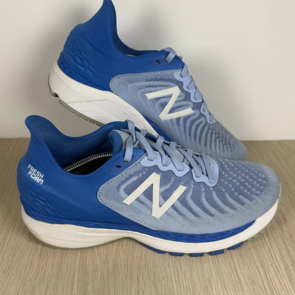 Running Shoes New Balance Womens 8.5 Blue Fresh Foam 860v11 W860A11 Stability